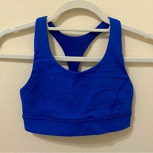 Blue Lululemon Athletic Bra